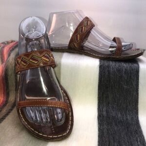 American Eagle Southwestern Style Slip on Sandals